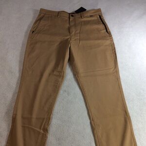 Hurley Men's Khaki Straight‑Leg Chinos SZ 36 NWT